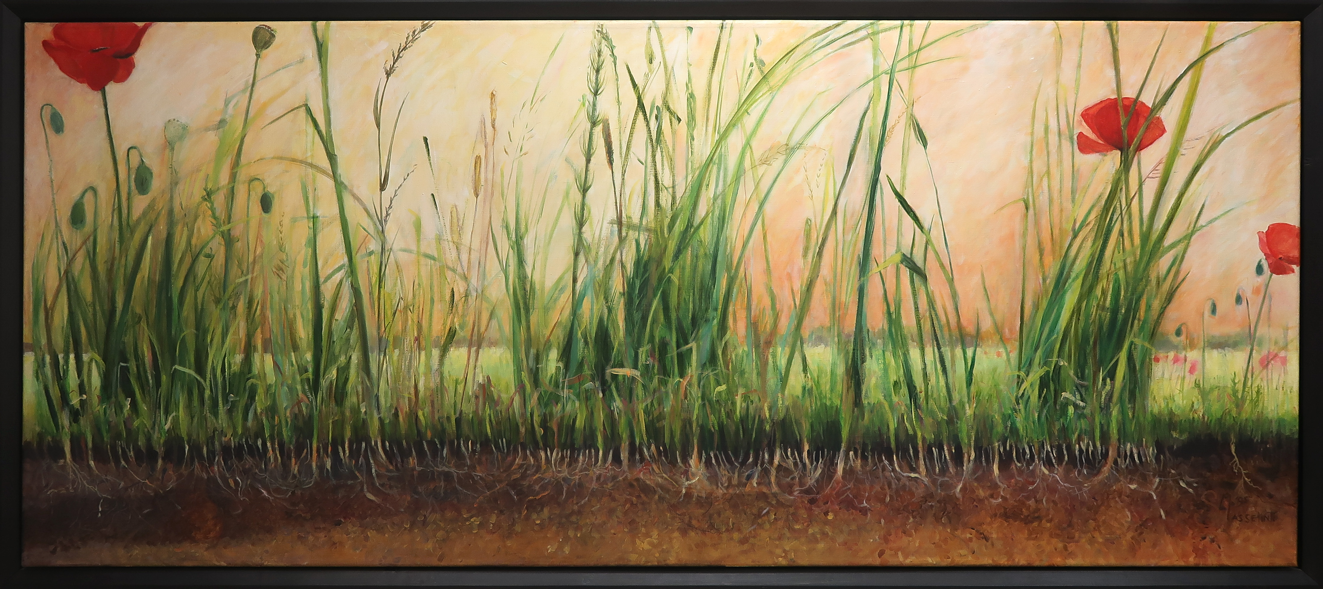 Saskia Masselink - Olieverf op doek, Klaprozen (Zeer groot!!) kopen? Bied vanaf 450!