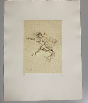 Leonor Fini - Aquatint La Sorcière sur le Balai kopen? Bied vanaf 30!