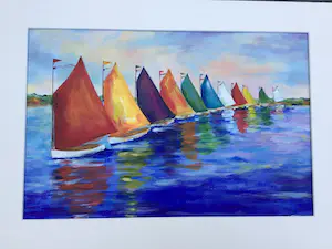 Niet of onleesbaar gesigneerd - Startlijn. kopen? Bied vanaf 1!