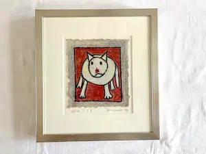 Hans Innemee - "T.F.K..." - Zeefdruk, Ingelijst kopen? Bied vanaf 100!