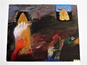 Michel van Overbeeke - Zeldzame gesigneerde 1991 zg. bladgoud GOUACHE - Fraai ingelijst! kopen? Bied vanaf 189!