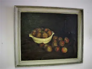 Jaap de Carpentier - GROOT vroeg ca. 1950 Stilleven met fruitschaal en appels - gesigneerd kopen? Bied vanaf 81!