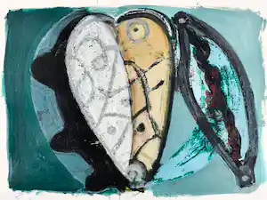 Piet Warffemius - Acryl op board - 1990 verkauft für € 315!