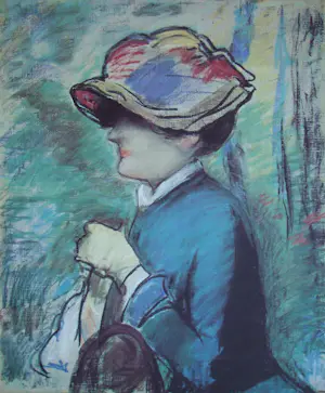 Edouard Manet - Portret van een vrouw met hoed - Offsetlithografie - 1974 kopen? Bied vanaf 80!