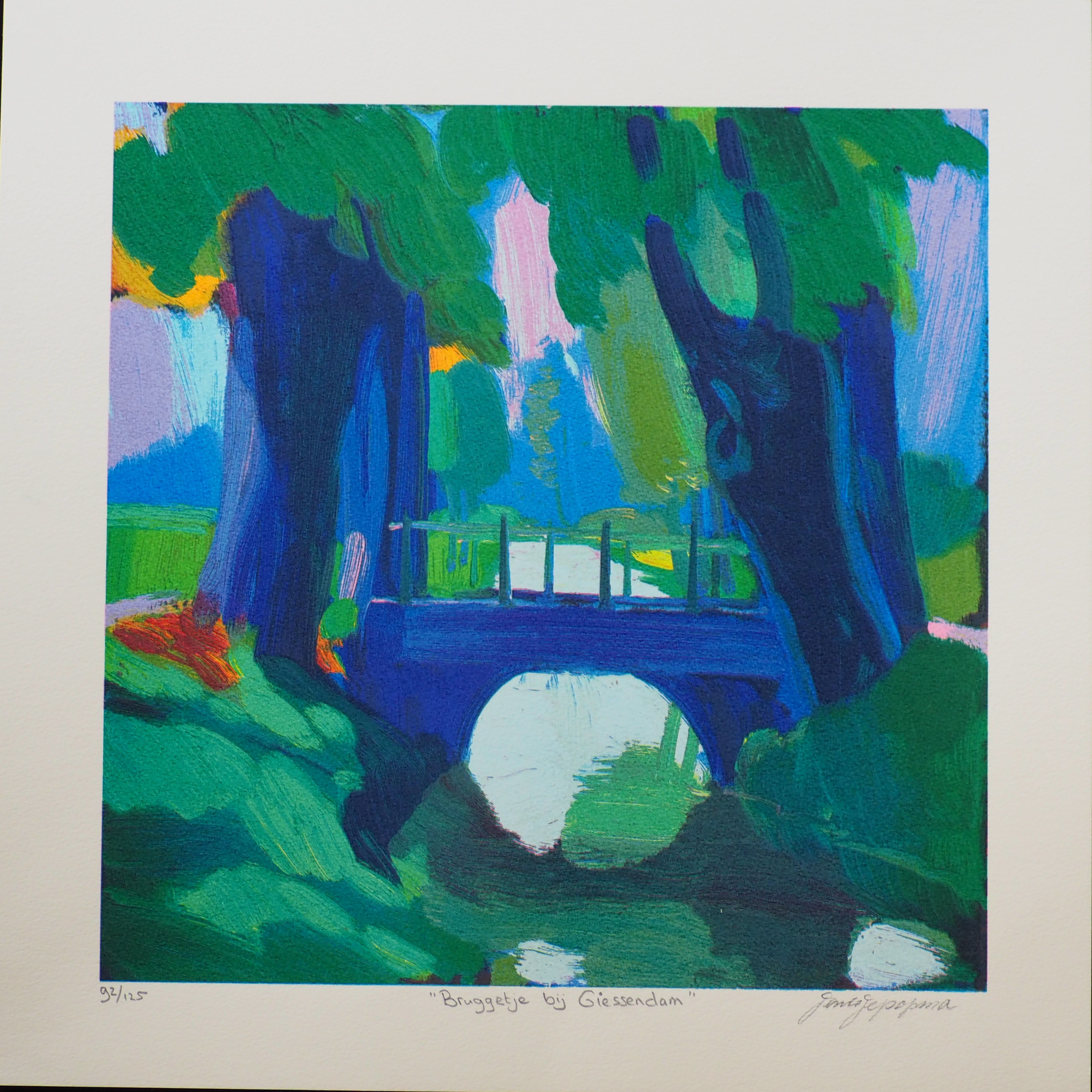 Jentsje Popma - Bruggetje bij Giessendam kopen? Bied vanaf 50!