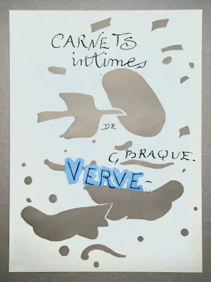 Georges Braque - Charnets intimes - 1955 - Originele lithografie - Mourlot - Verve kopen? Bied vanaf 80!