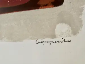 Wim Motz - Litho "Compositie" kopen? Bied vanaf 29!