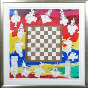 Corneille - Zeefdruk, Zonder titel- Ingelijst (Groot) kopen? Bied vanaf 300!