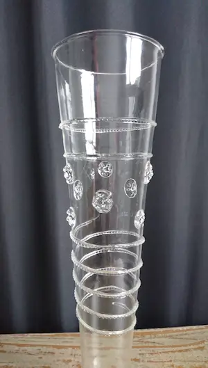 Niet of onleesbaar gesigneerd - Venetiaans mondgeblazen glazen flute (replica) kopen? Bied vanaf 1!