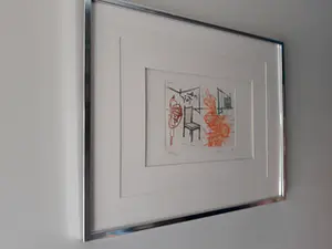 Constant - De stoel - kleurenets - gesigneerd en ingelijst kopen? Bied vanaf 350!