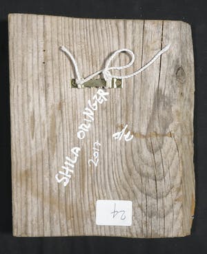 Shila Oringer - Collage op hout, Butterfly kopen? Bied vanaf 1!