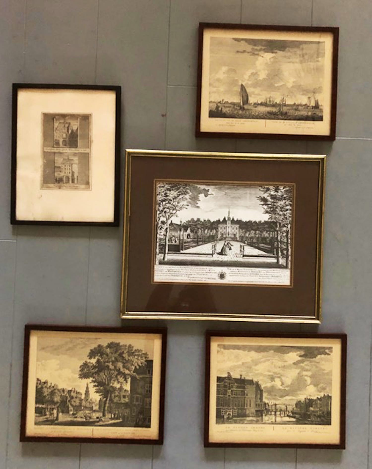 Pieter Fouquet - Een vijftal 17e eeuwse koper gravure prenten van P. Fouquet en F.W. Greebe verkocht voor € 25!