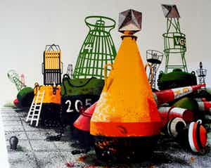 Herman Berserik - Kleurenlitho - 1979 verkocht voor € 60!