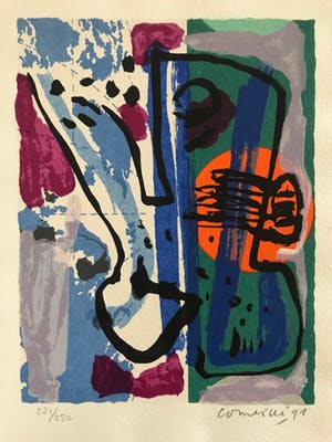 Corneille - Mooie zeefdruk - 1991 - 221/250 - Gesigneerd kopen? Bied vanaf 105!