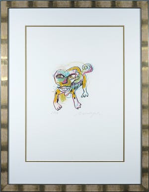 Henk Vierveijzer - Pastelkrijt, Hoi - Ingelijst kopen? Bied vanaf 100!