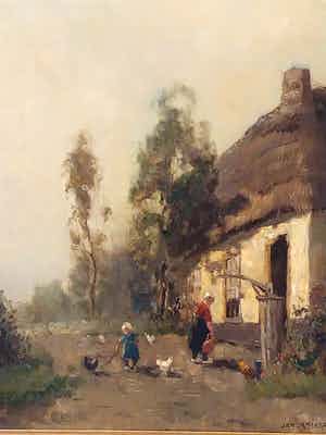 Jan Simon Knikker (sr.) - Boerenerf met waterput verkocht voor € 400!