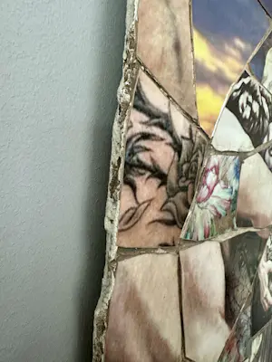 Patrick Bergsma - Collage met verschillende prints en fragmenten uit het werk Gebroken Glans kopen? Bied vanaf 199!