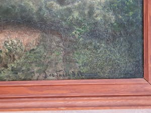 Julius J. van de Sande Bakhuyzen - Sereen landschap kopen? Bied vanaf 220!