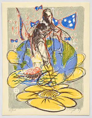 Niet of onleesbaar gesigneerd - Bloemen man kopen? Bied vanaf 1!