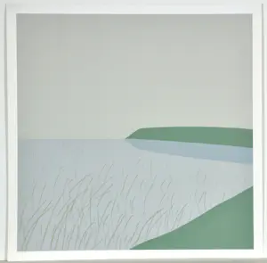 Doris Groeneveld - Westfriese omringdijk met riet en water - Zeefdruk - Ges. - 65x55 cm - 1978 kopen? Bied vanaf 50!