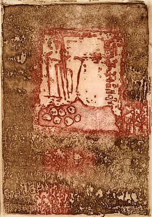 Jan Montyn - kleurenets - zonder titel - 2000 verkocht voor € 100!