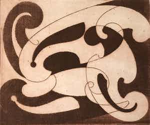 Léon Smets - Gesigneerde kleurenets - 'Bochten' - 3/10 verkocht voor € 75!