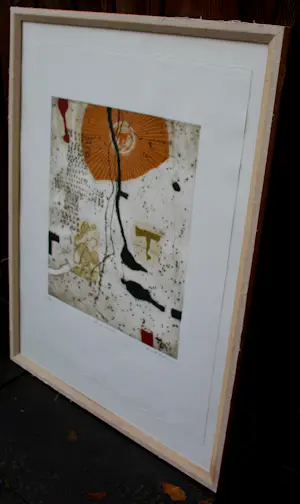 Richard Texier - Ingelijste ets: la ilé du monde kopen? Bied vanaf 99!