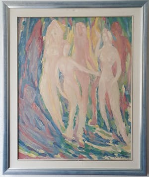 Jan Giesen - Vrouwen (groot formaat in luxe lijst) kopen? Bied vanaf 150!