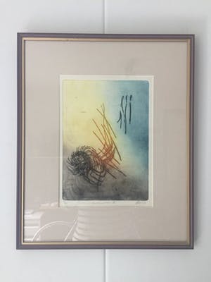 Ad Arma - "Eilanden 5" - Ets, Ingelijst, Oplage van slechts 5 stuks kopen? Bied vanaf 120!