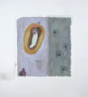 Liesbeth Rahder - Zeefdruk op geschept papier, Zonder titel kopen? Bied vanaf 1!