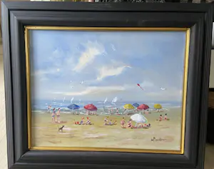 Henk Poeder - Strand gezicht kopen? Bied vanaf 158!