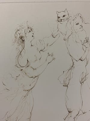 Leonor Fini - Des femmes et le chat kopen? Bied vanaf 25!