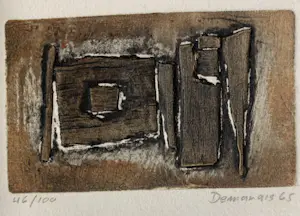 AcheterJoseph Demarais - Unbekannt (Abstraktes Werk), 3D Intaglio? Enchérissez de 50!