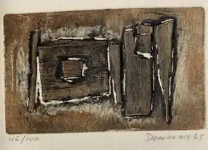 Joseph Demarais - Unbekannt (Abstraktes Werk), 3D Intaglio verkauft für € 45!