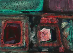 Ernst Vijlbrief - Abstracte compositie 1960 kopen? Bied vanaf 165!