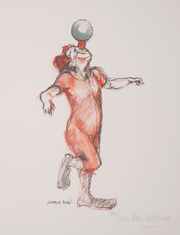 Kees Verkade - Litho, Charlie Rivel kopen? Bied vanaf 1!