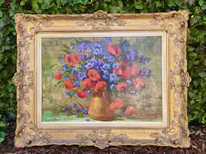 AcheterGustave Pynaert - Bloementuil in vaas? Enchérissez de 175!