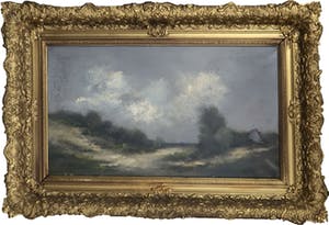 Antoon Markus - Olieverf op doek, Uiverbult bij Groesbeek - Ingelijst kopen? Bied vanaf 10!