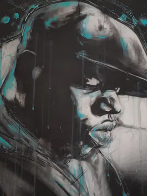 Deuz - Notorious BIG: uniek schilderij kopen? Bied vanaf 500!