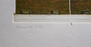 Eduard Flor - Fraaie handgekleurde diepdruk/reliëf Ets - kleine oplage (40) - potlood gesignrd kopen? Bied vanaf 47!