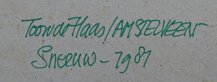 Toon de Haas - Sneeuw kopen? Bied vanaf 75!