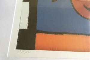 Piet Quekel - Lot van 2 kleurrijke zeefdrukken | Rode vogel & Twee groene vogels (nieuw!) kopen? Bied vanaf 59!