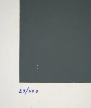 Georges Breuil - Composition abstrait - Originele zeefdruk - 1954 kopen? Bied vanaf 150!