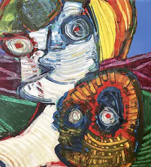 Lotti van der Gaag - 2 uitnodigingen Galerie Blijenberg kopen? Bied vanaf 1!