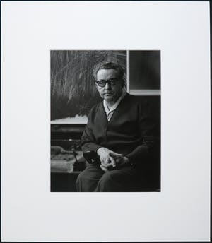 Fritz Pitz - Foto, Portret van Hans Hartung in zijn atelier kaufen? Bieten Sie von 1!