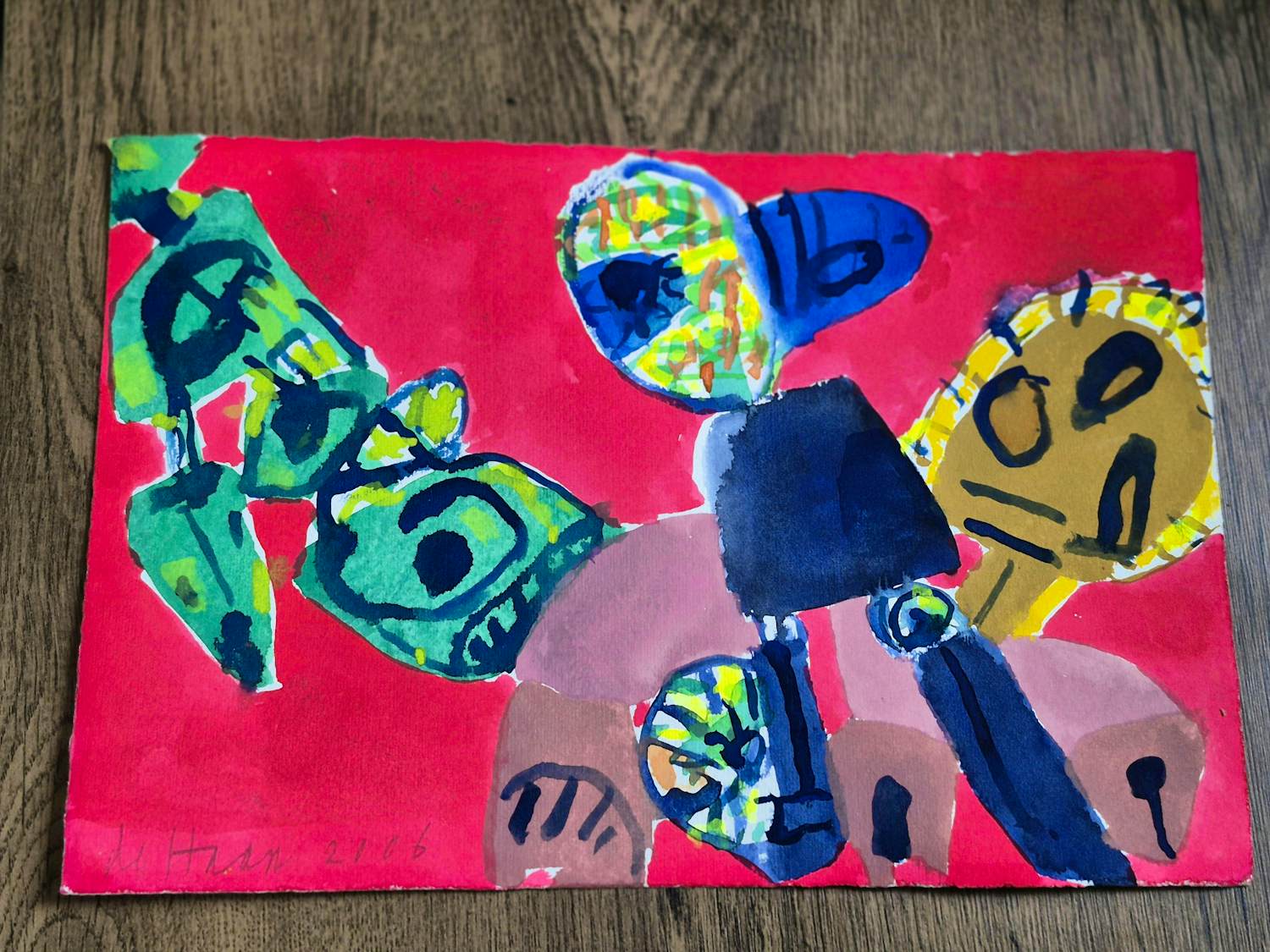 Jurjen de Haan - Schilderij Zomergroet kopen? Bied vanaf 100!