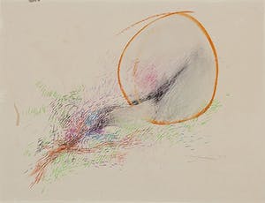 Felix van de Beek - Eruptie - 1976 - pastel op papier - BKR Maastricht kopen? Bied vanaf 20!