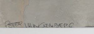 Peter Langenberg - Gemengde techniek op papier, Zonder titel - Ingelijst kopen? Bied vanaf 35!