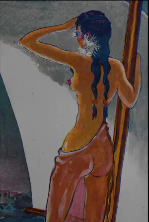 Kees van Dongen - Houtgravure - Rose-dans-le-calice chez le roi Derbas kopen? Bied vanaf 50!