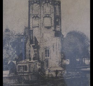 Johannes Josseaud - Montelbaanstoren van Amsterdam. kopen? Bied vanaf 20!